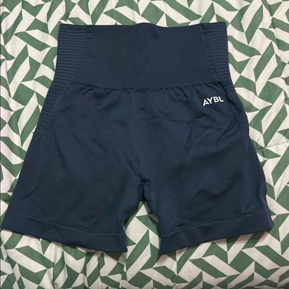 AYBL Blue Athletic Shorts Elastic Waistband